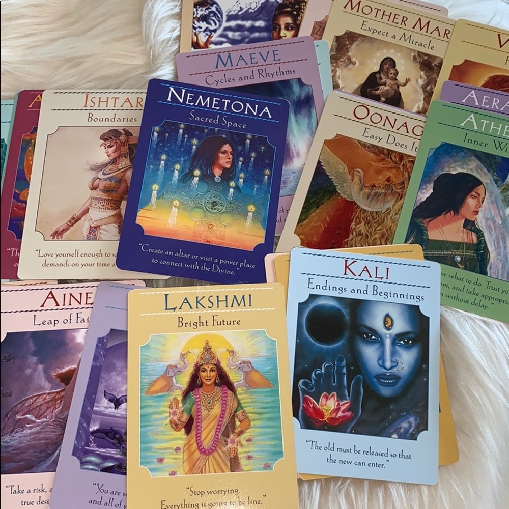 Goddess guidance oracle cards Doreen Virtue